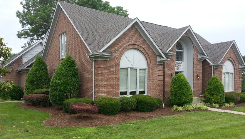 Home with a new roof